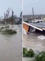 Video zachytáva zdevastovaný ostrov po hurikáne Dorian. „Mám šťastie, že mi ostala polovica domu,“ popisuje obyvateľ