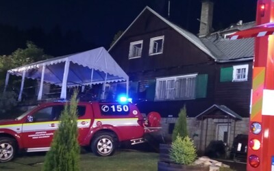 Vsetínští hasiči zasahovali u požáru rekreační chaty. Evakuovali z ní leguána