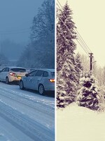 Východné Slovensko zasypali haldy snehu. Kalamitu na šmykľavých cestách striedajú rozprávkové scenérie