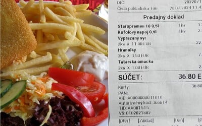 Vyprážaný syr s hranolkami na Zlatých pieskoch stojí 15,50 €. Zákazník sa sťažuje, že ceny sú vyššie ako v Disneylande