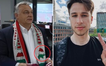 Vysmiaty maďarský premiér Orbán provokuje Slovákov. Obliekol si šál s kontroverzným symbolom