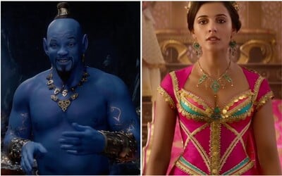 Will Smith sa ukazuje ako modrý Džin v úchvatných záberoch pre Aladina. Očarí ťa však aj krásna Jazmína