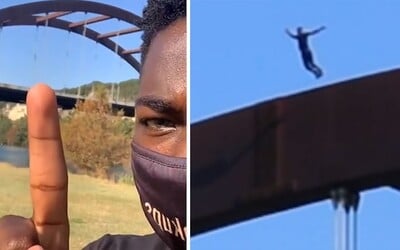 Youtuber skočil kvůli videu z mostu: Skončil v nemocnici s rozbitou lebkou
