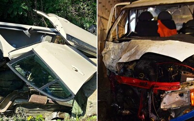 Z áut zostali len pokrčené plechovky: Dve hrozivé nehody si vyžiadali dva ľudské životy