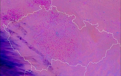 Záběr z vesmíru: Takhle vypadalo české pálení čarodějnic z kosmické perspektivy 