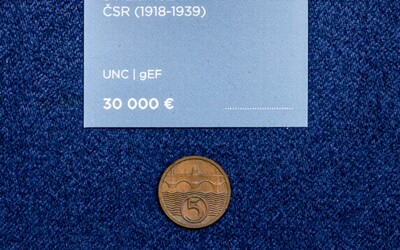 Záhadný československý haléř z roku 1924 byl vydražen za 1,5 milionu korun. V čem spočívá tajemství této mince?