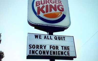 Zaměstnanci Burger Kingu dali výpověď kvůli „nelidským podmínkám“. Jejich vzkaz vedení se stal virálním