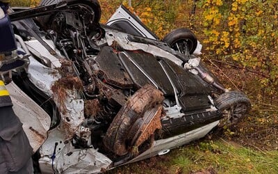 Zápasník MMA Patrik Kincl měl vážnou nehodu. Jeho auto skončilo převrácené na střeše