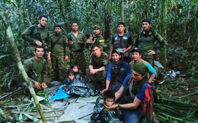 Zázrak: Čtyři děti z Kolumbie přežily pád letadla a měsíc v džungli na vlastní pěst. Jednomu z nich byl jen rok