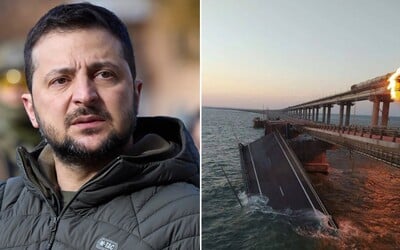 Zelenskyj: Most na Krym musí být zničen. Je legitimním vojenským cílem, neboť přináší válku, ne mír