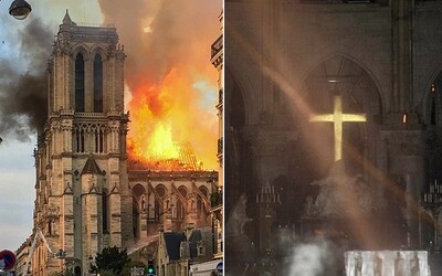 Žena tvrdila, že kříž v Notre-Dame přežil díky Bohu. Věda ji rychle vyvedla z omylu
