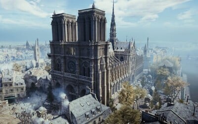 S obnovou Notre-Dame může pomoci Assassin's Creed: Unity. Ve hře je katedrála vyobrazena do posledního detailu