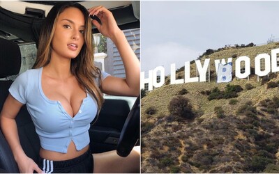 Influencerku zatkli kvůli snaze přepsat nápis Hollywood na Hollyboob. Protestovala tím proti Instagramu