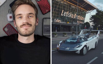 Známy youtuber Pewdiepie chváli v novom videu Slovensko, páči sa mu naše lietajúce auto