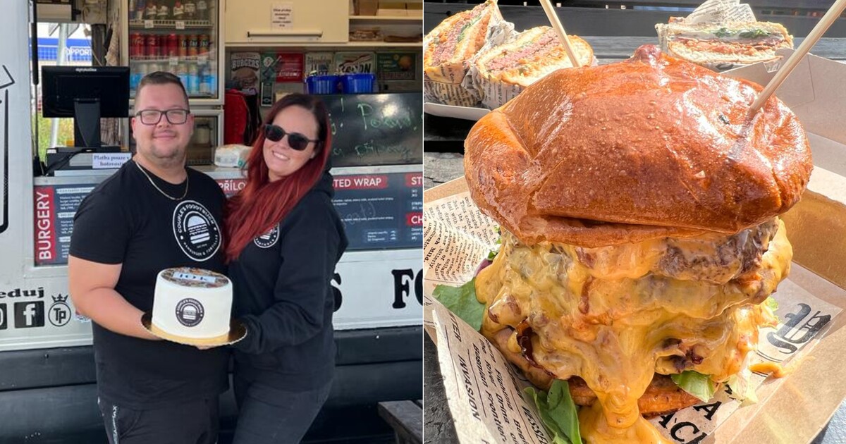 Tony a Šárka dělají nejlepší burgery v Brně. V Couple’s Foodtruck se božsky najedli i Yzomandias a Attila Végh