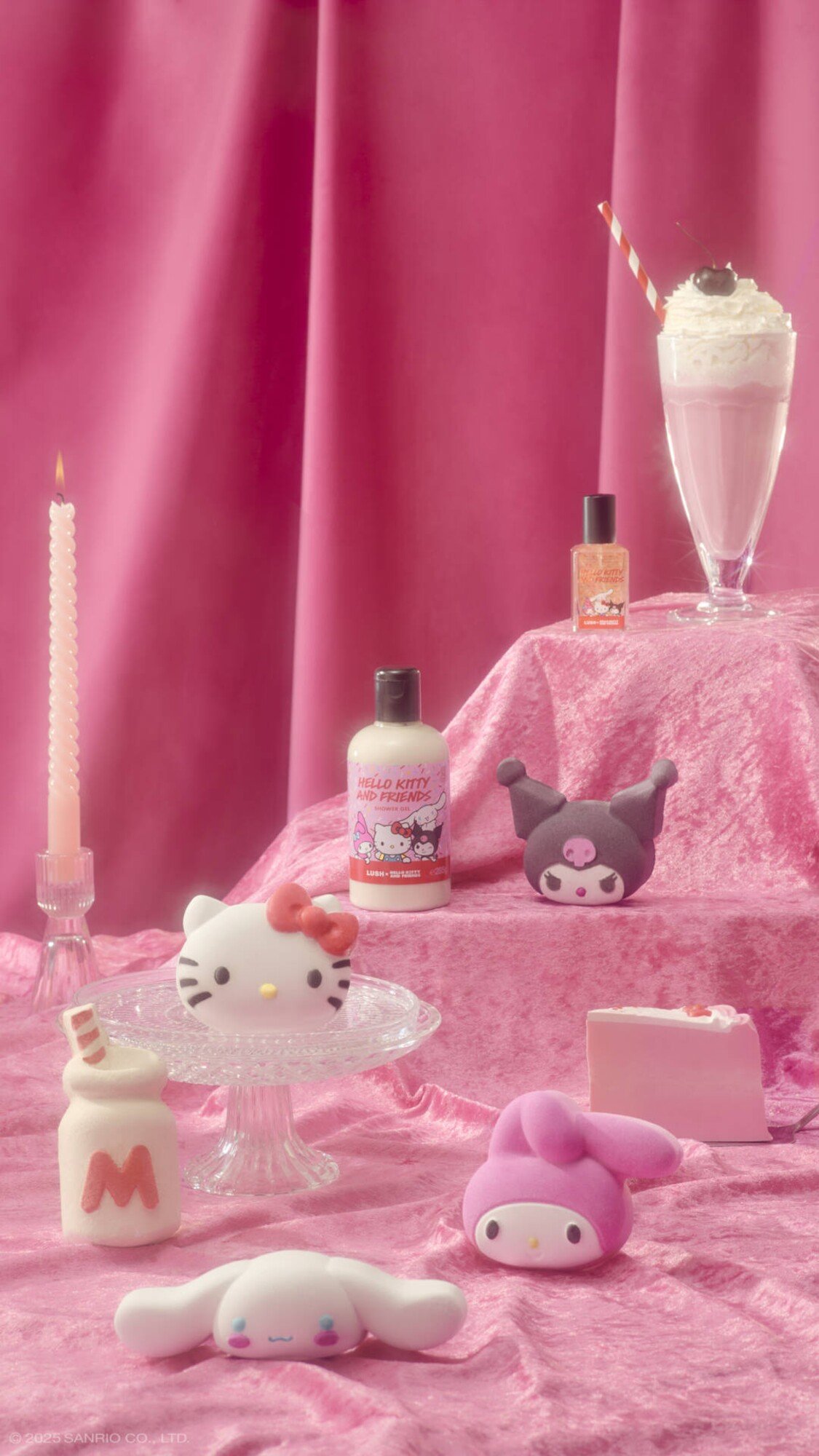 lush hello kitty kolekce