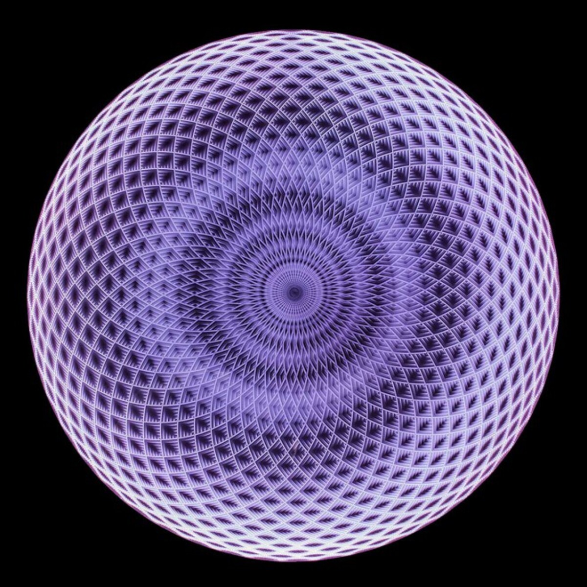 Asot Haas – Eye (technika: light object/graphic on plexiglass/aluminium | dimensions: Ø 150 cm | rok 2017).