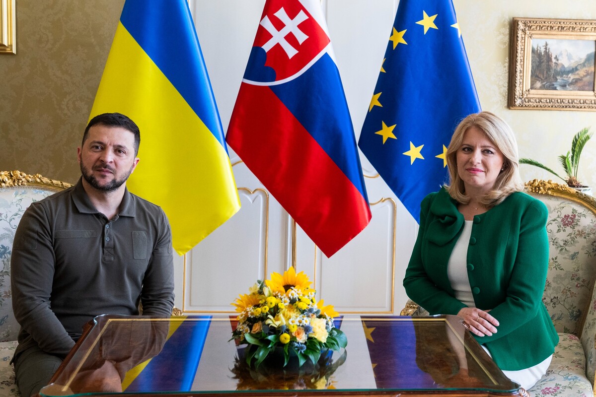 Zelenskyj, Čaputová 