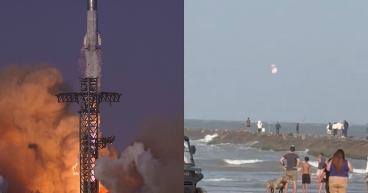 VIDEO: Muskova Starship se po startu rozpadla. SpaceX však mluví o úspěchu