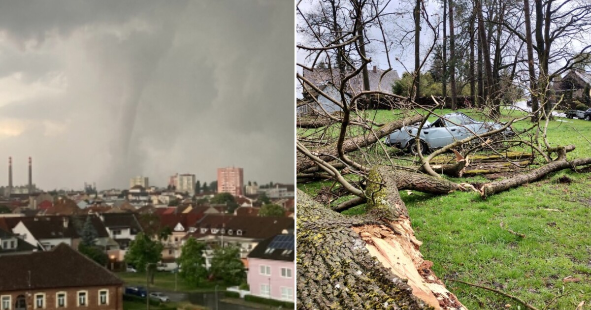 V Česku možná řádilo další tornádo, prověřují to meteorologové. Vítr trhal ploty i střechy