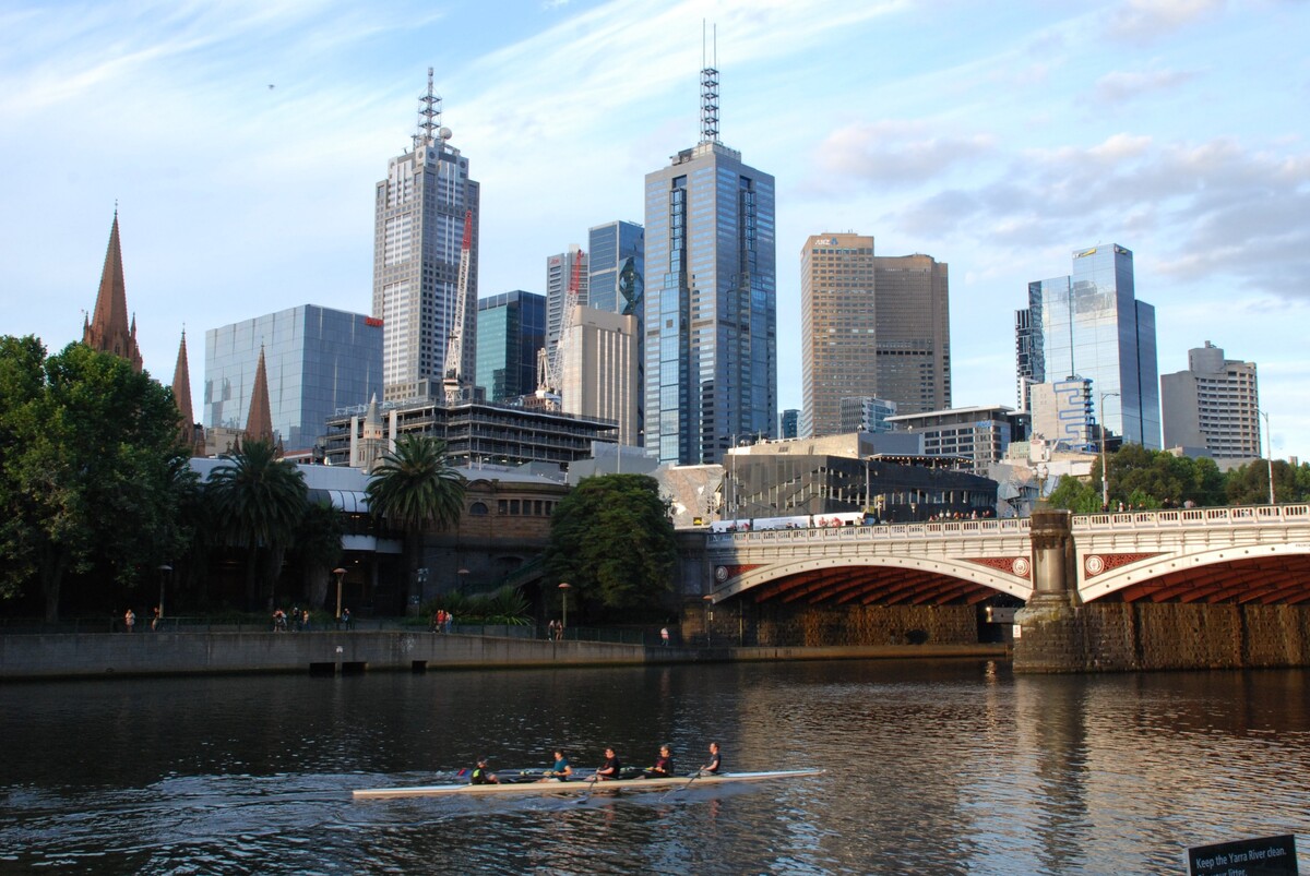 Mesto Melbourne v Austrálii sa umiestnilo na 10. mieste najlepších miest na život. 