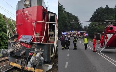 Po zrážke vlakov sú traja ľudia vo vážnom stave. Minister dopravy opísal, ako sa vlaky zrazili.