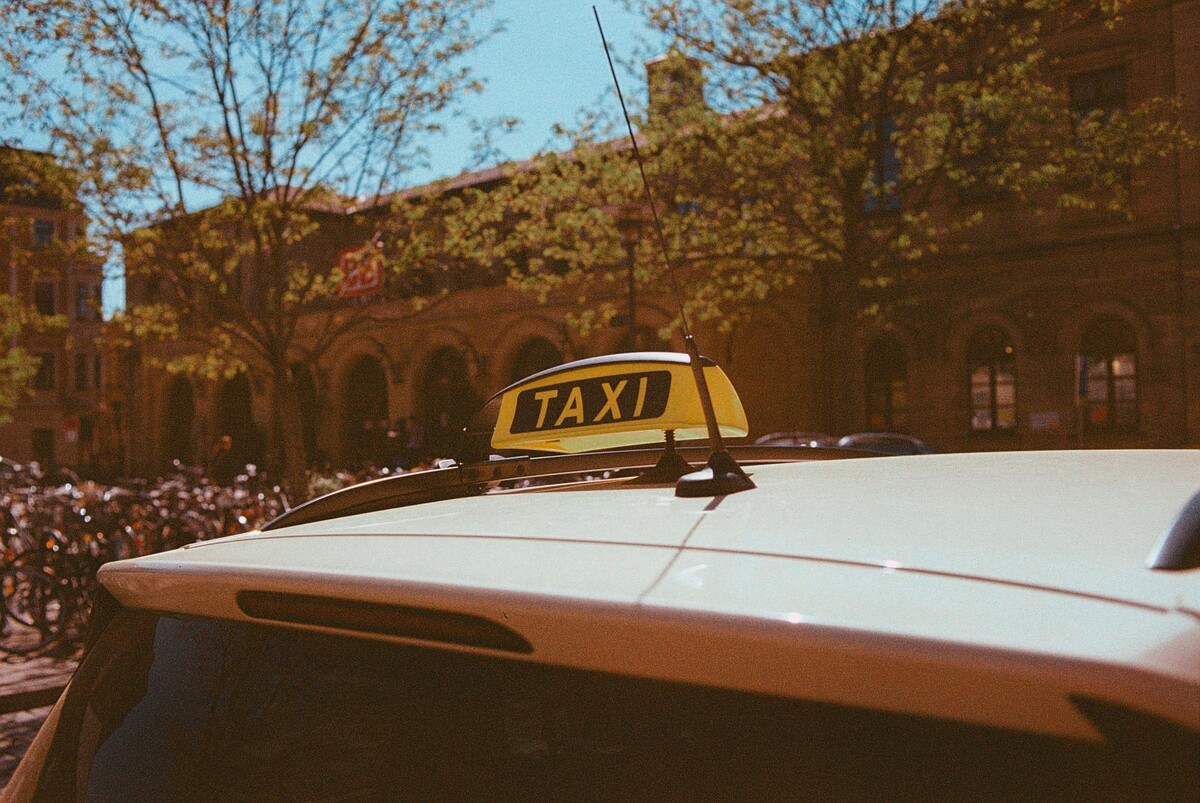 taxi, vodič, šofér, auto