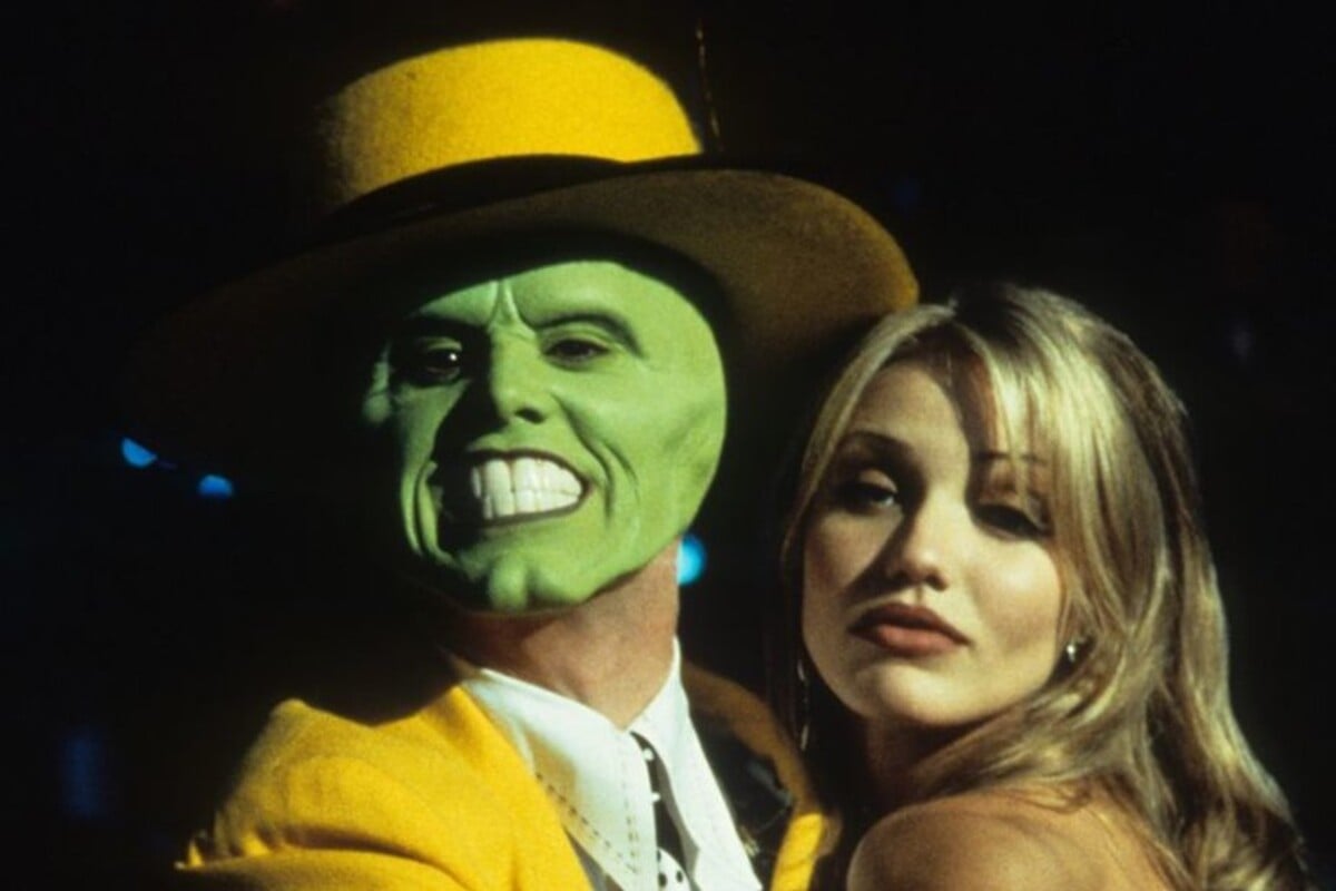 Jim Carrey a Cameron Diaz vo filme The Mask (1994).