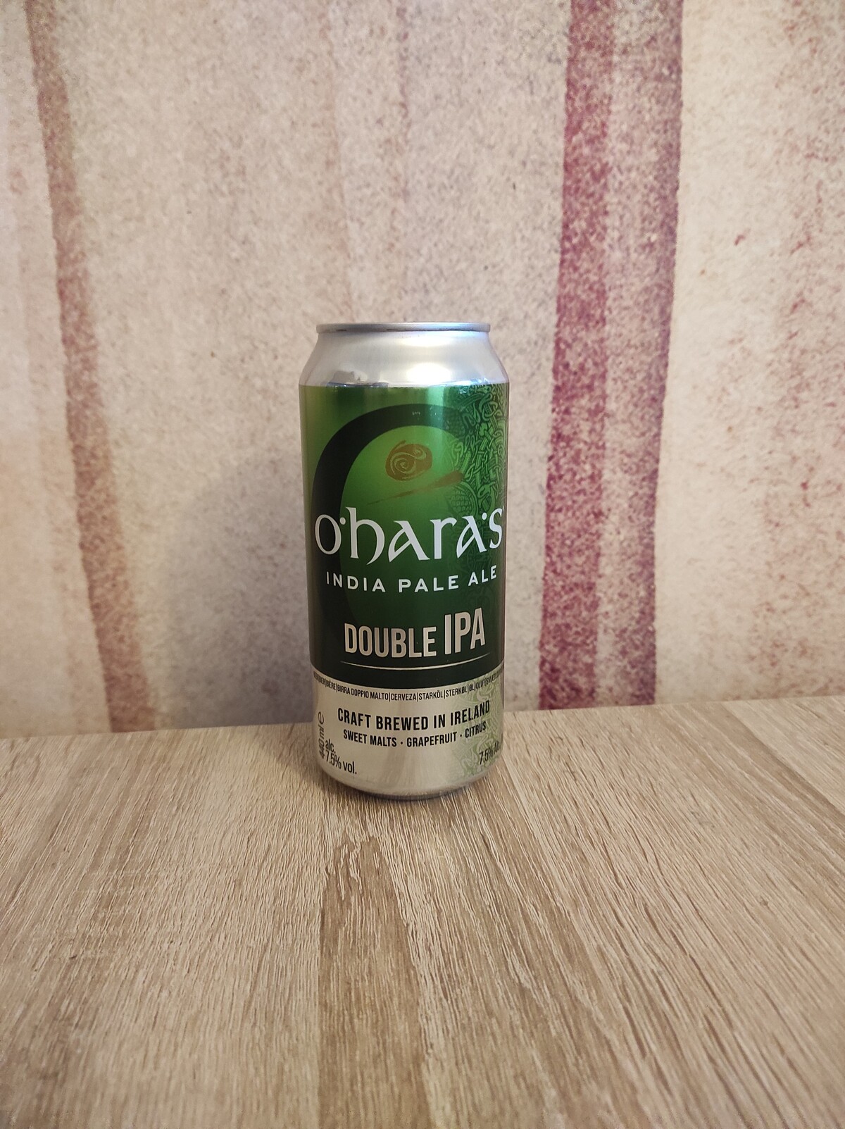 O`Haras 19° Double IPA.