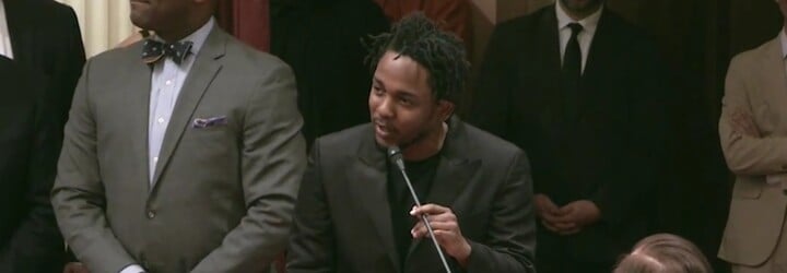 Kendrick Lamar dostal za svoji tvorbu a pomoc komunitě ocenění od kalifornského senátu