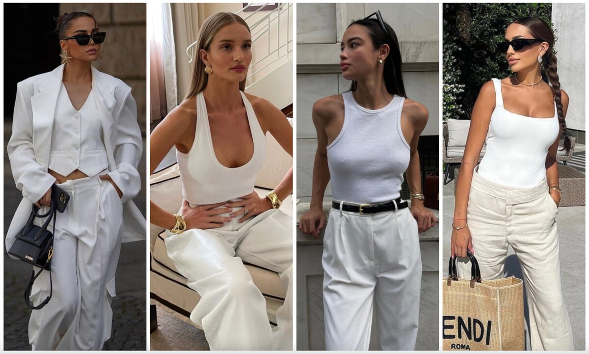 Symetria, minimalizmus aj kľúč k luxusu. Presne to ti prináša outfit v znamení white on white.