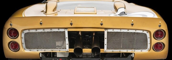 Legendární zlatý Ford GT40 z roku 1960 bude dostupný za 10 milionů dolarů