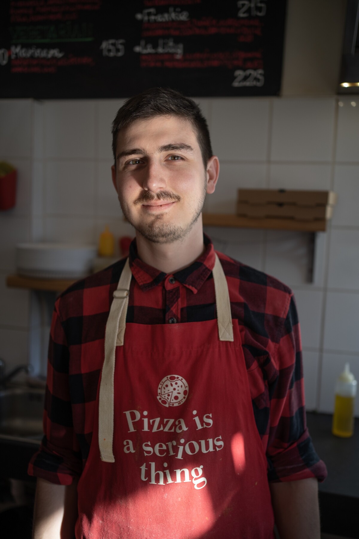 Jeden z „pizza enthusiasts“ –⁠ David.