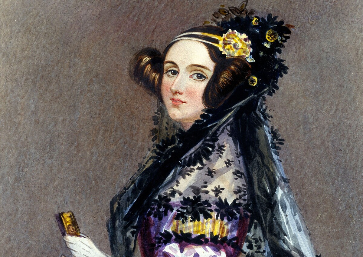 Portrét Ady Lovelace.