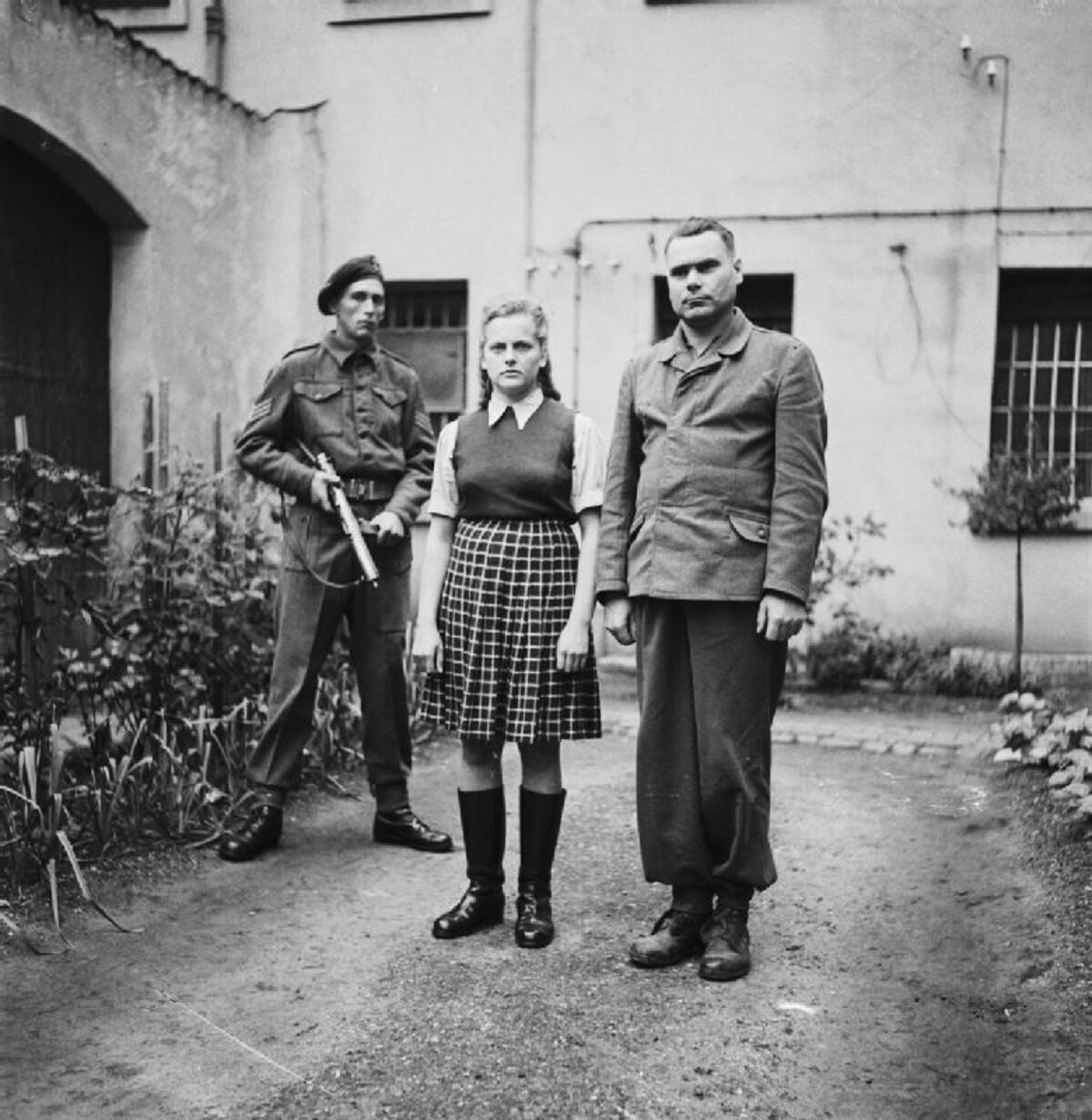 Irma Grese a Josef Kramer.