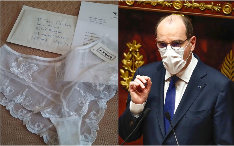 Ženy posílají francouzskému premiérovi kalhotky. Žádají, aby vláda otevřela obchody se spodním prádlem.