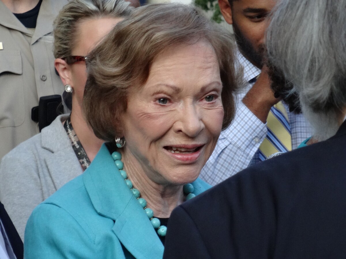 Rosalynn Carter.