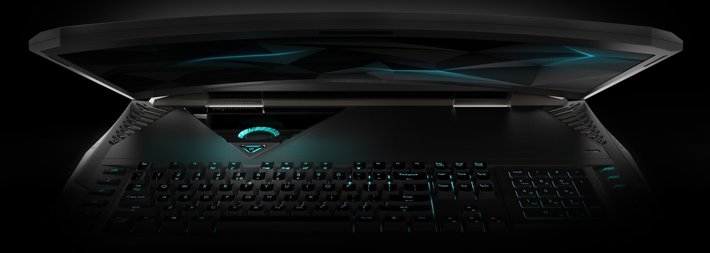 Acer predstavil šialený herný laptop so zahnutým displejom a dvojicou grafických kariet GTX 1080