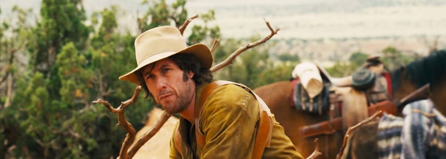 Adam Sandler sa zvezie na sláve Hateful Eight parodovaním western žánru