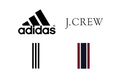 adidas chce zabrániť značke J.Crew, aby používala ikonické tri prúžky