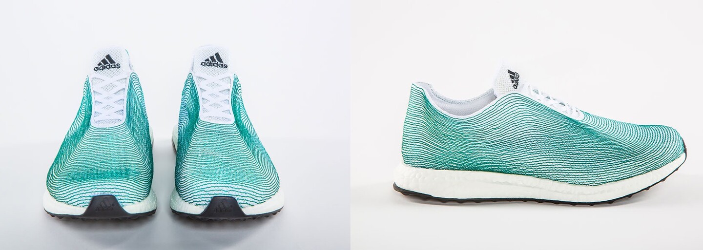 Adidas poukazuje na znečisťovanie oceánov zaujímavým konceptom topánky z väčšej časti vyrobenej z vylovených materiálov