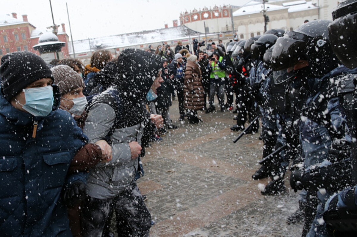 V Rusku sa minulý rok odohrali masové protesty proti vláde. 