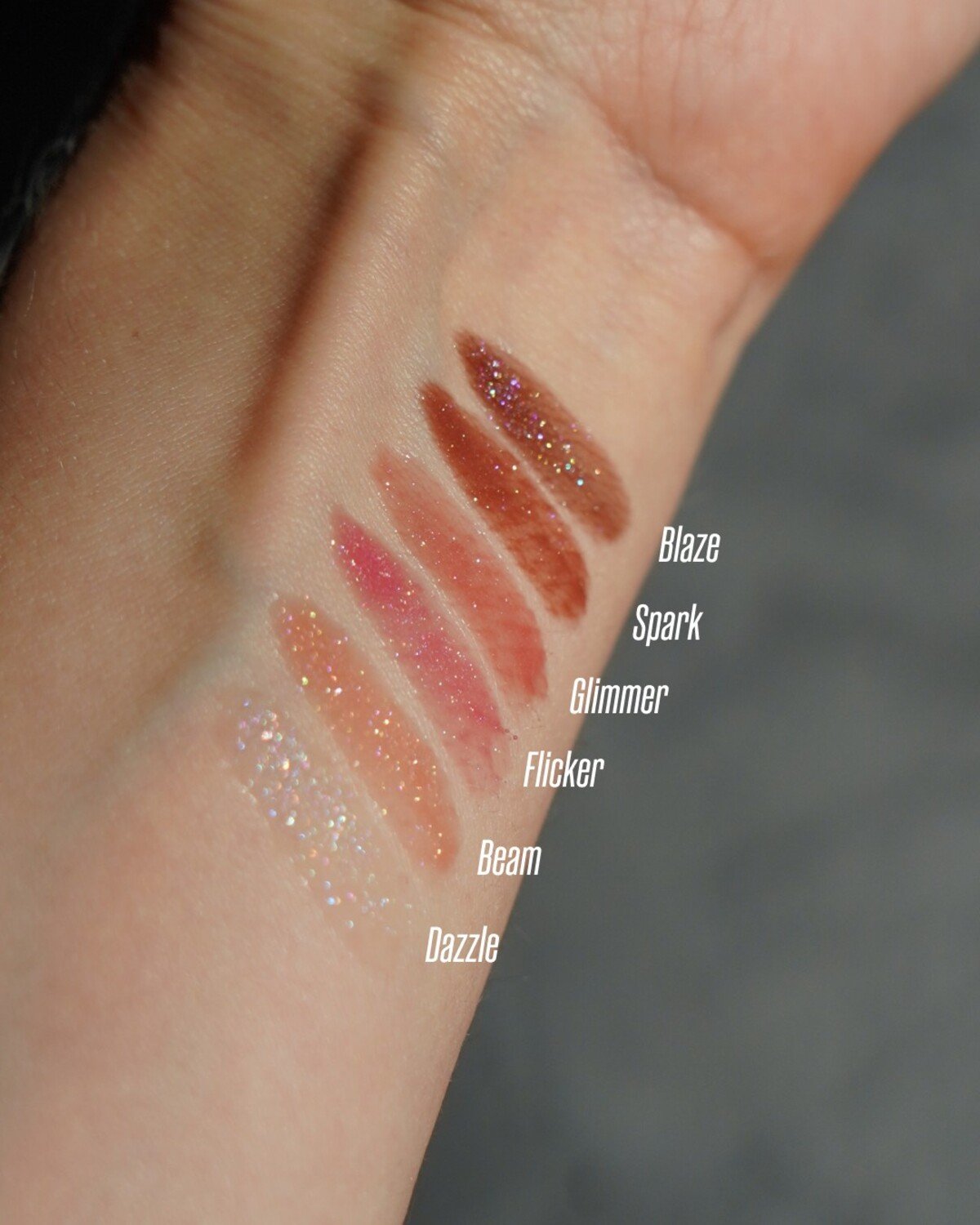 Rare beauty positive light lip gloss all shades swatches