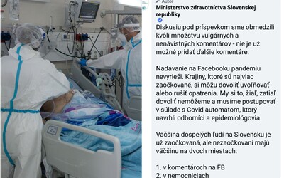 Nezaočkovaní majú väčšinu na dvoch miestach: v nemocniciach a na Facebooku. Takto rezort zdravotníctva zničil antivaxerov.