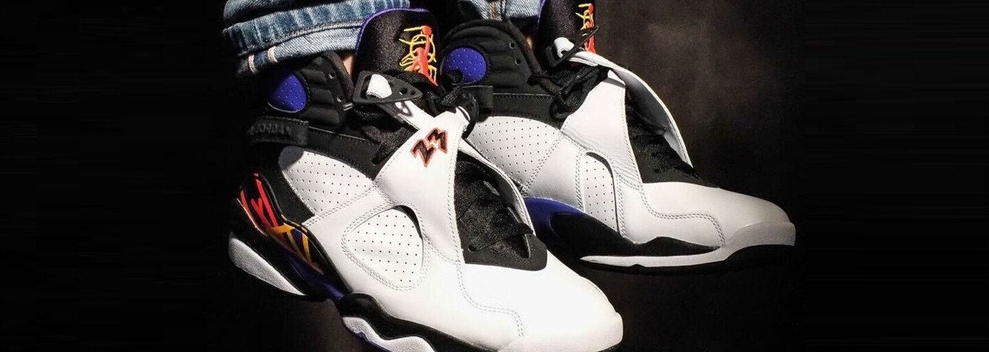 Air Jordan 8 oslavujúce zisk prvých troch titulov MJ-a v Chicagu Bulls idú do predaja