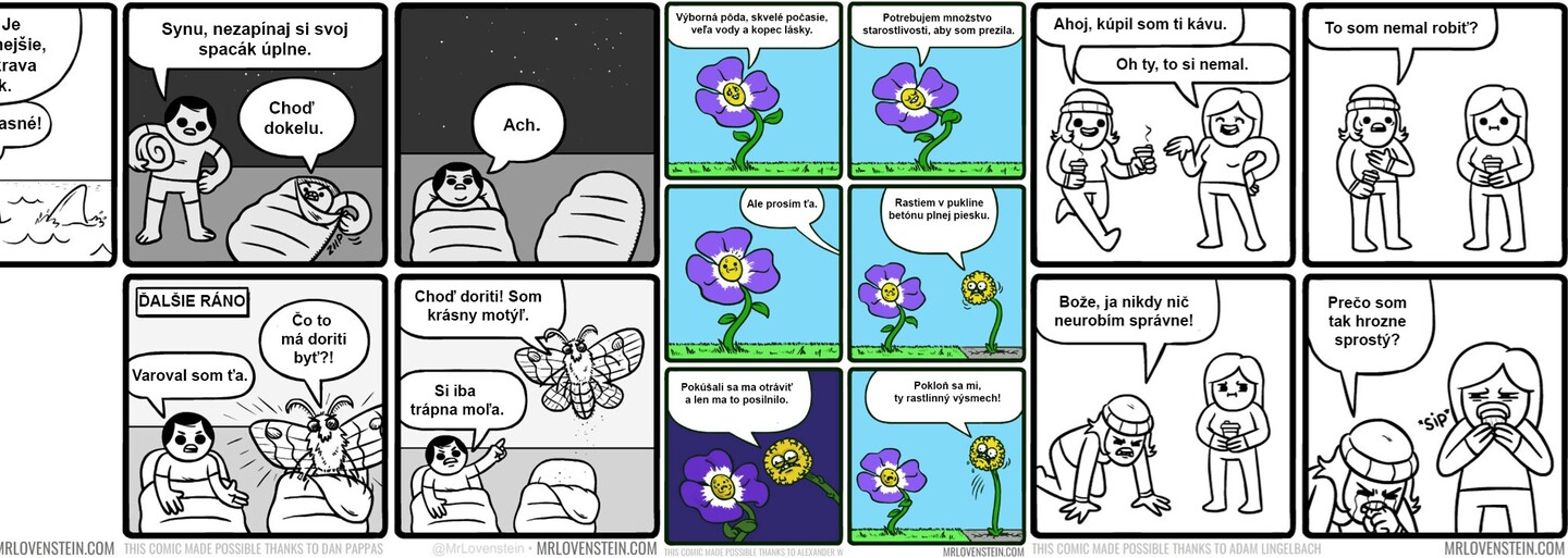 Ak miluješ čierny humor, tieto ilustrácie sa ti určite zapáčia. Východ zo zóny komfortu môže byť nebezpečný