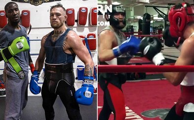 Když jsem ho trefil já, Mayweather nebude mít žádný problém. Záběry z boxerského tréninku Conora McGregora naznačují, že je ještě na čem pracovat Když jsem ho trefil já, Mayweather nebude mít žádný problém. Záběry z boxerského tréninku Conora McGregora naznačují, že je ještě na čem pracovat