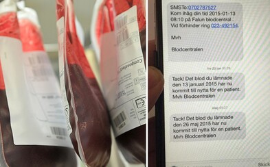 Ak vo Švédsku darca krvi zachráni život, dozvie sa o tom vďaka milej SMS správe Ak vo Švédsku darca krvi zachráni život, dozvie sa o tom vďaka milej SMS správe