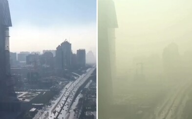 Akoby prichádzala apokalypsa zo vzduchu. Hrozivé video zachytáva hustý smog podmaňujúci si Peking, ktorý zostal úplne paralyzovaný Akoby prichádzala apokalypsa zo vzduchu. Hrozivé video zachytáva hustý smog podmaňujúci si Peking, ktorý zostal úplne paralyzovaný