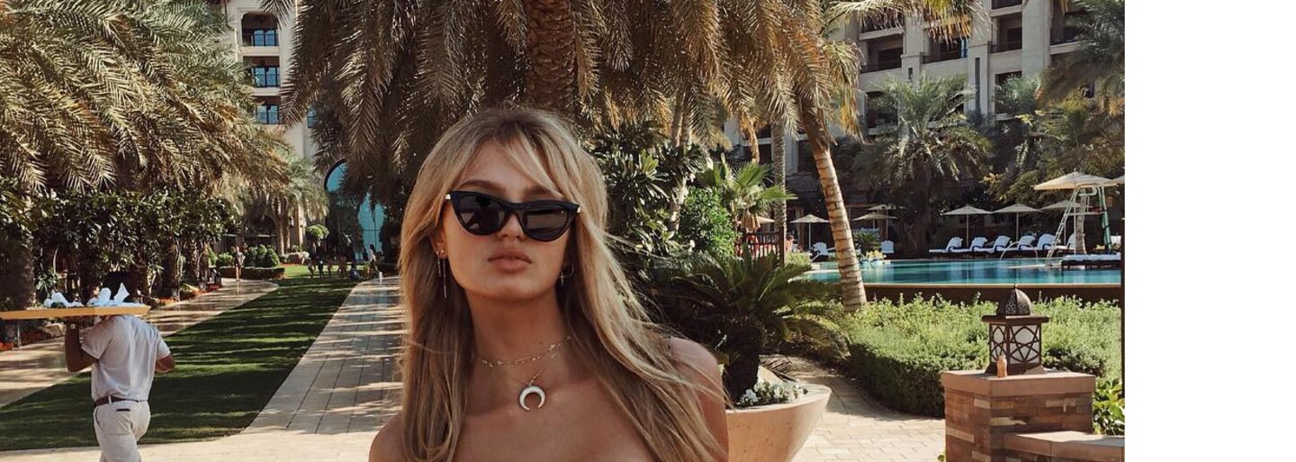 Anjelik Victoria's Secret Romee Strijd uchvátila internet roztomilým záberom zo slnečného Dubaja